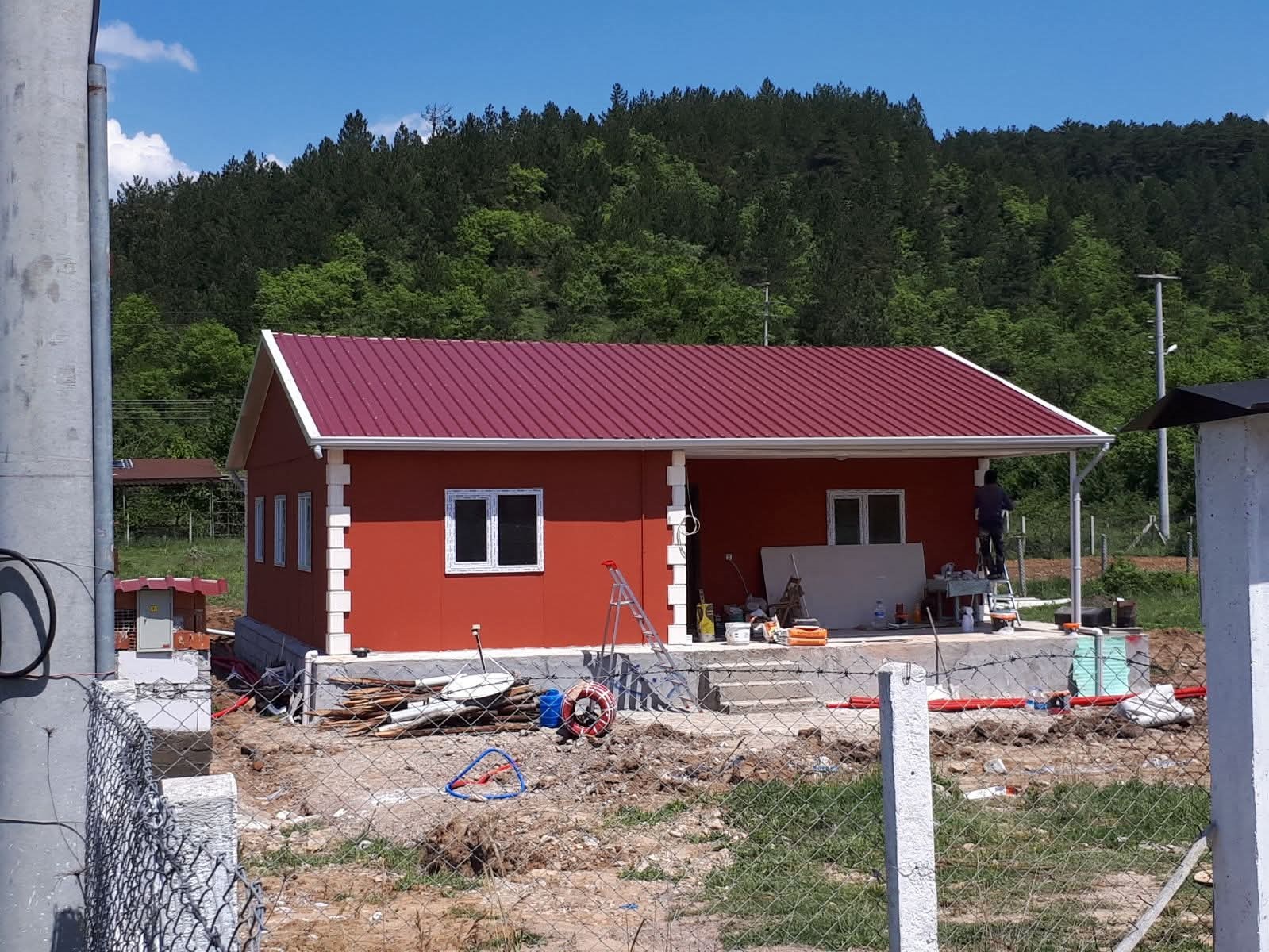 Kon Prefabrik Konya 56 m² anahtar teslim prefabrik ev ön cephe